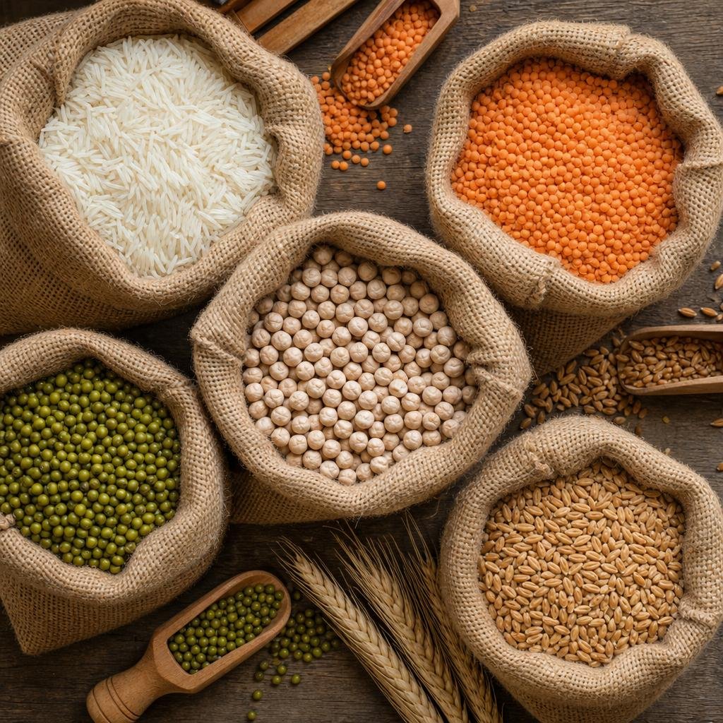 Pulses and grains